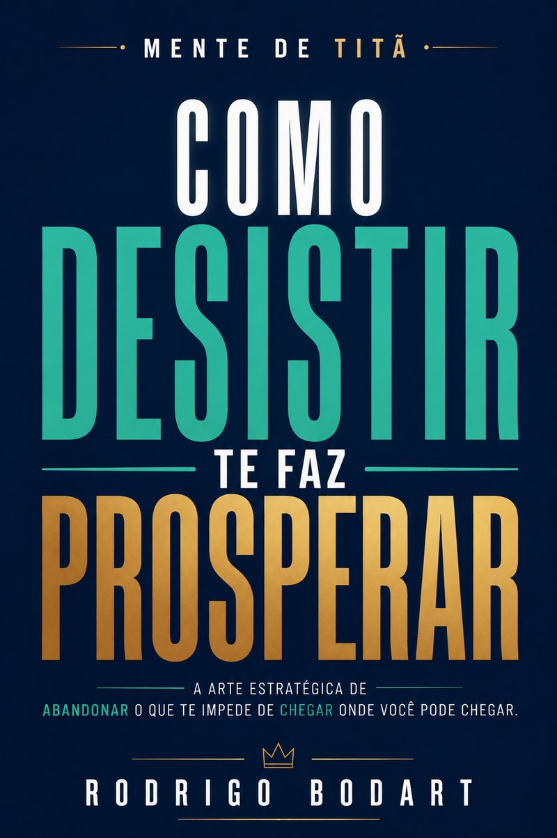 Capa de Como Desistir Te Faz Prosperar